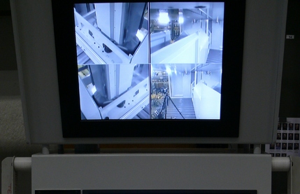 Uniport6000-HV, screen of the cnc machine