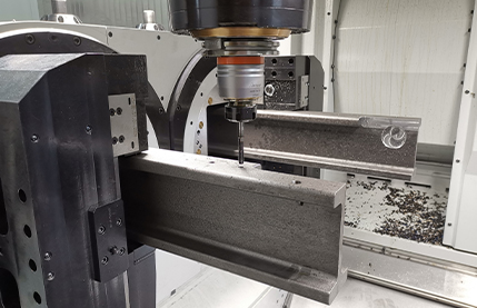 Safety in forklift mast channel machining
