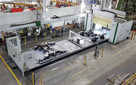 Bogie machining at Uniport6000, Hofmann Engineering