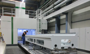 CNC machining of large parts