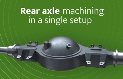 Innovation - rear axle machining