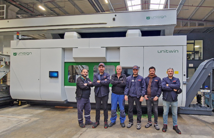 UNITWIN CNC machine for truck front axle machining at Parsan - Turkey | unisign.com