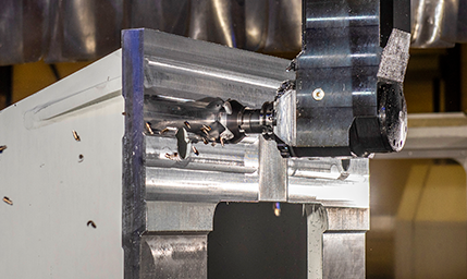 Maszyna CNC UNIPORT4000 | Głowica kątowa do obróbki wielostronnej CNC | Unisign.com